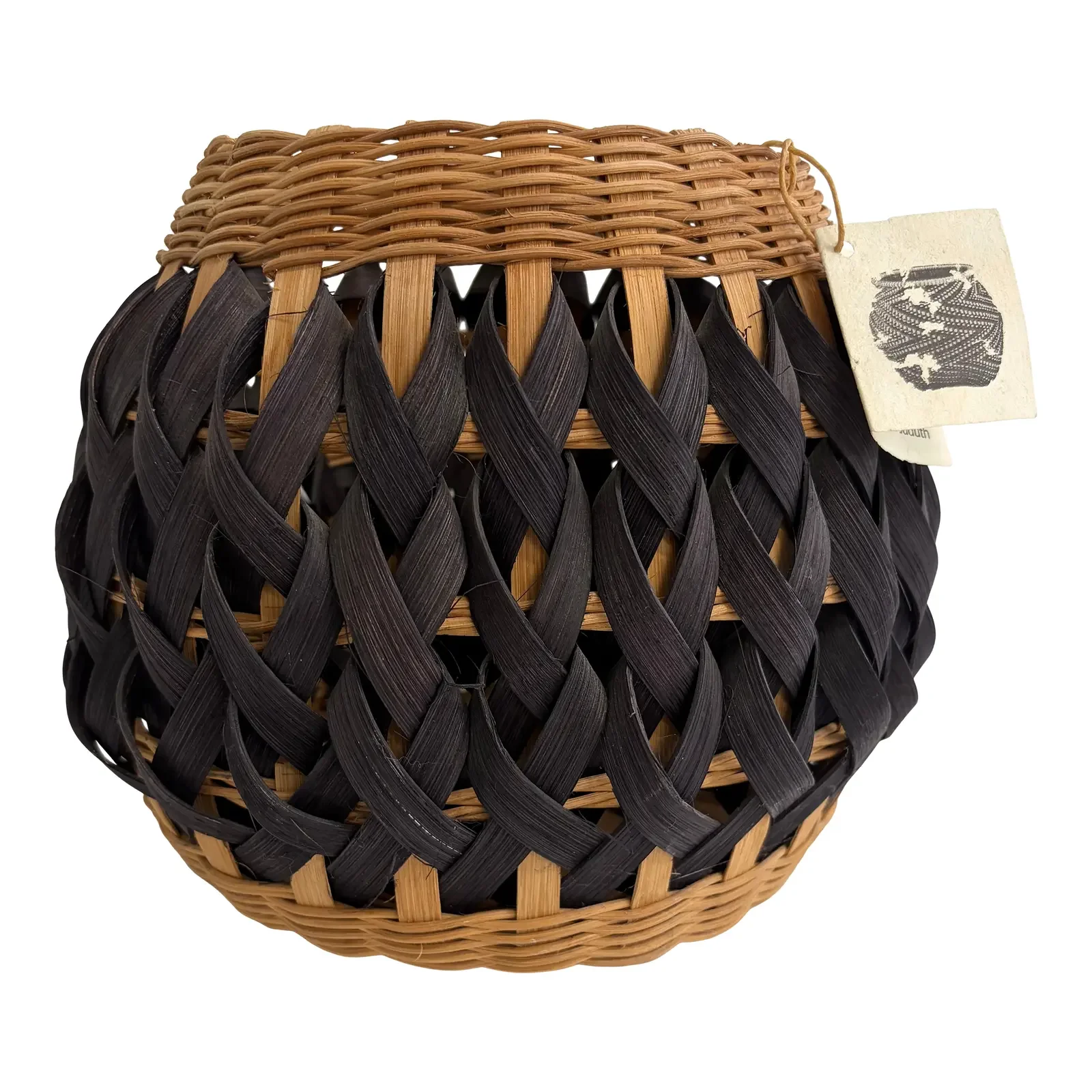 Signed Billy Ruth Sudduth Basket, 1997 – Jacobs Baskets Bakersville Nc