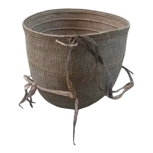 Large Vintage Yanomami Gathering Basket With Handle