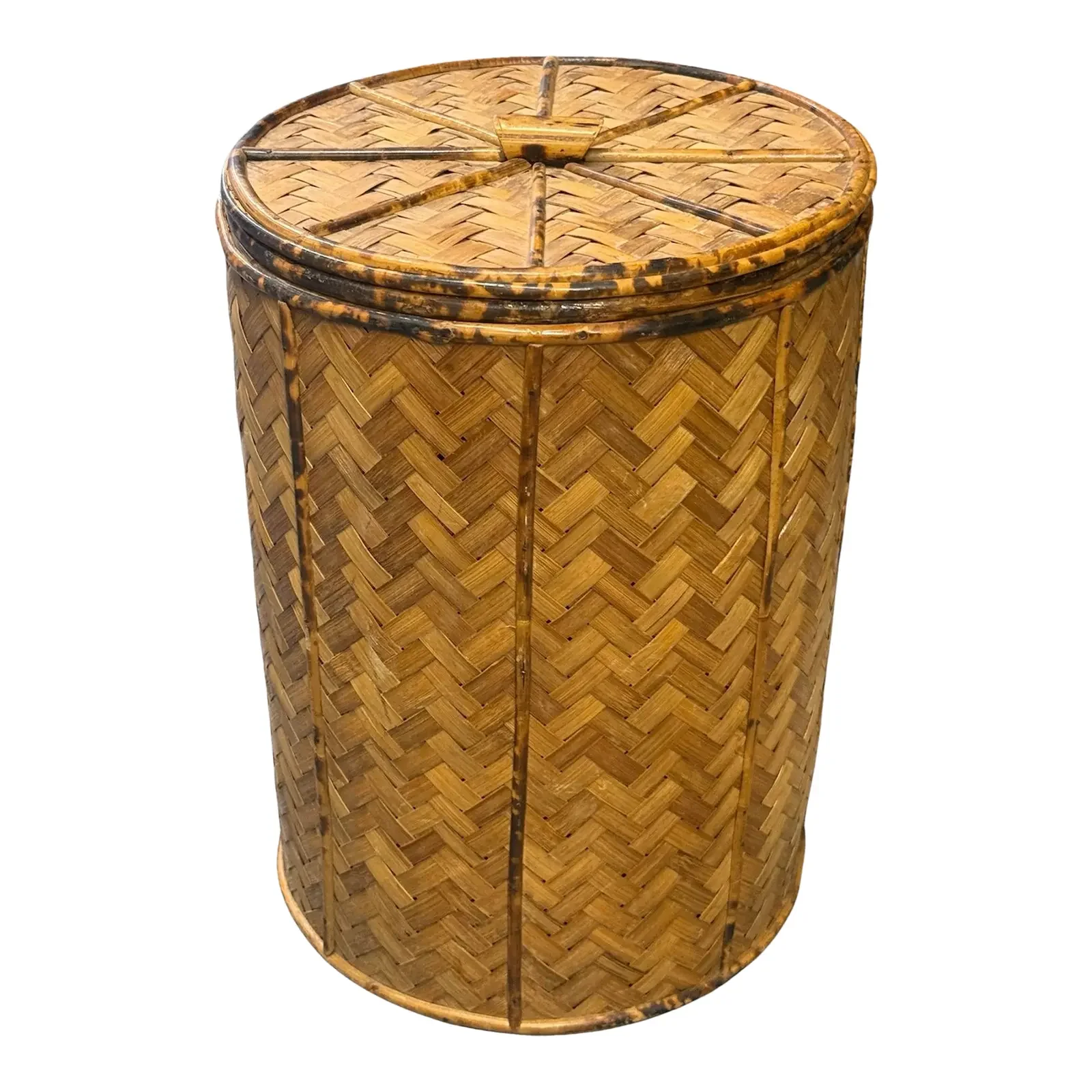 Tortoise Rattan Laundry Basket/Storage Bin
