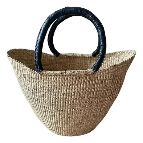 Bolga Boho Gift U Shopper Basket – All Natural