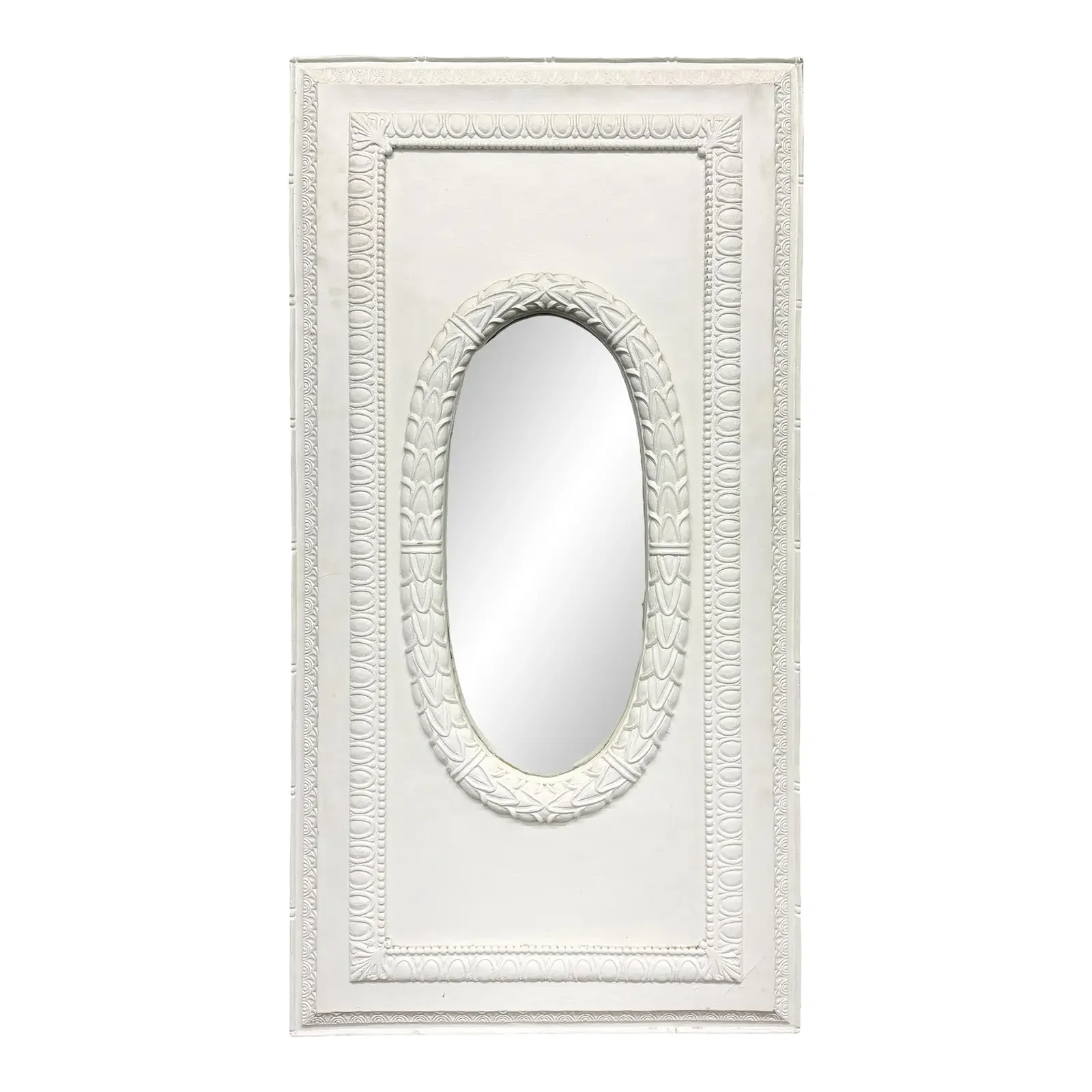 20th Century Plaster Neoclassical Framed Mirror