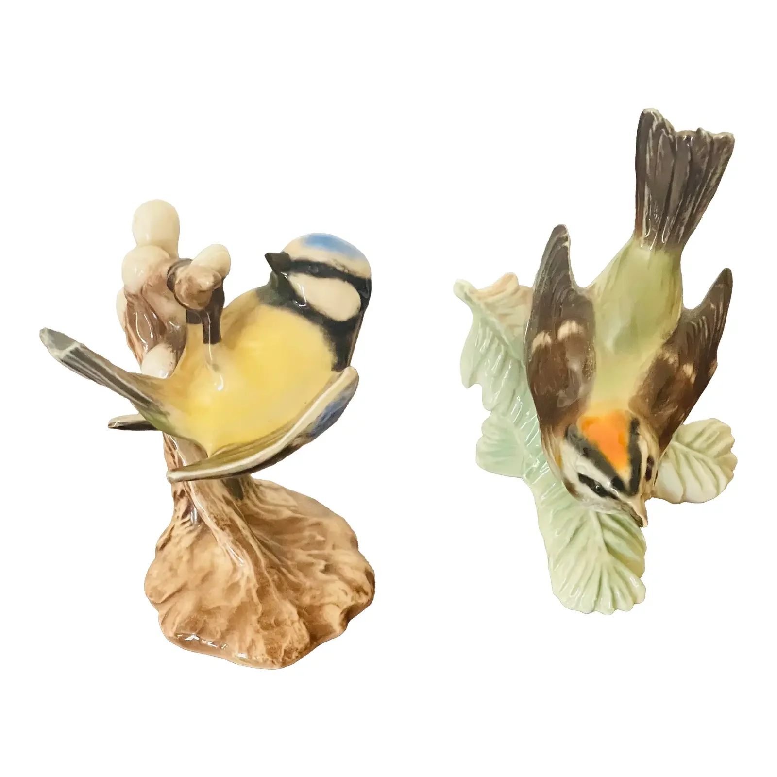 Two Vintage Goebel Germany Porcelain Birds Figurines