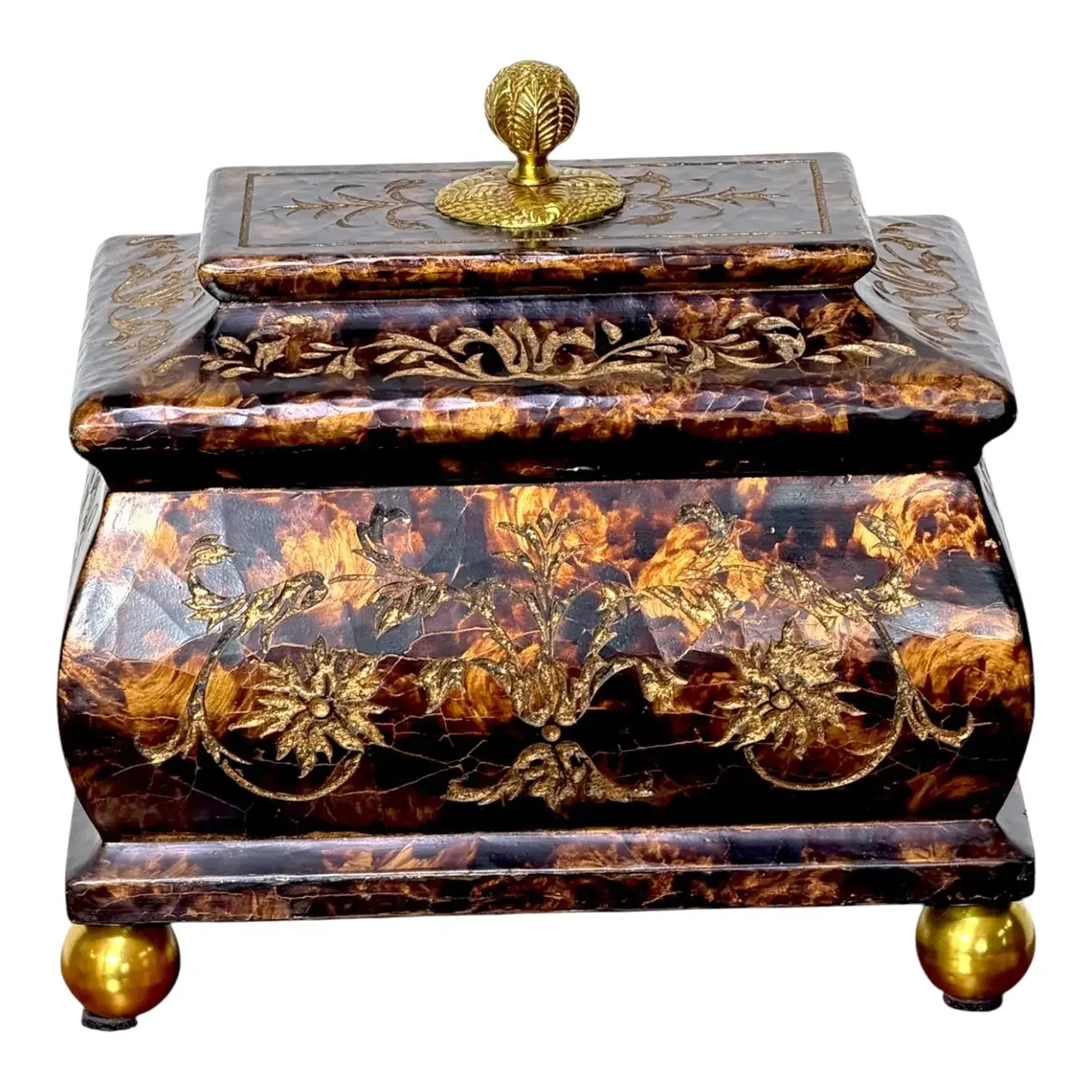 Vintage Decorative Casket Box or Tea Caddy by Maitland-Smith