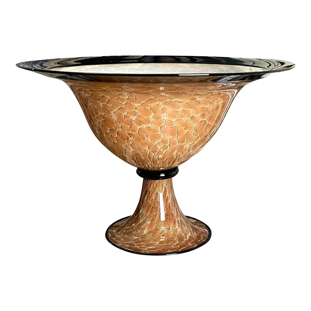 Molly Stone and Michael Cohn Large Athena Art Glass Bowl
