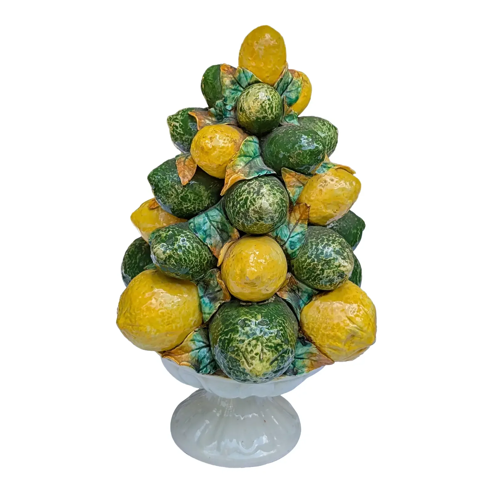Vintage Majolica Topiary